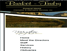 Tablet Screenshot of burket-truby.com